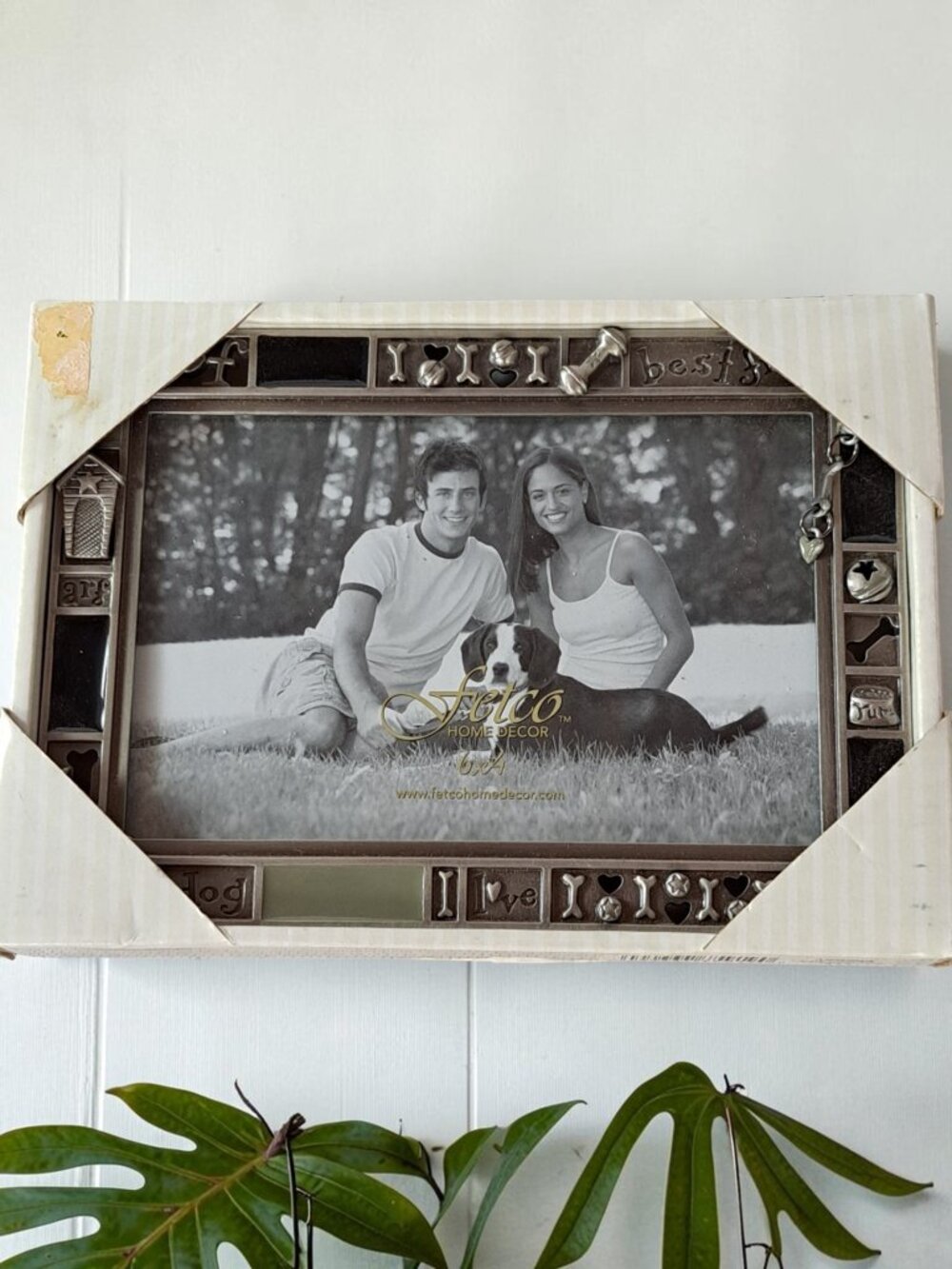 Fetco Good Dog Best Friend Picture Photo Frame Metal Finish 6x4 photo
